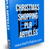 Christmas Shopping PLR Articles
