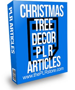 Christmas Tree Decor PLR Articles