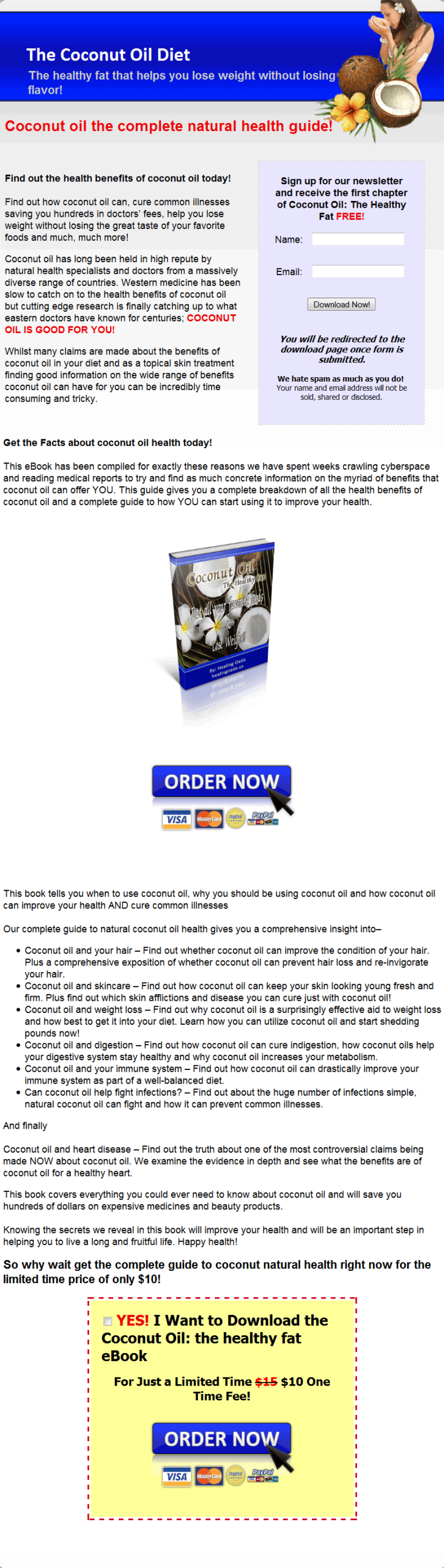 Coconut Oil Healthy Fat PLR Ebook - Image 2