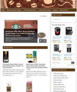 Coffee PLR Amazon Turnkey Store Website