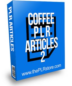Coffee PLR Articles 2