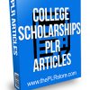 College Scholarships PLR Articles