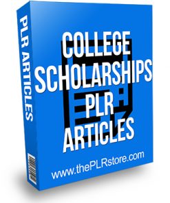 College Scholarships PLR Articles