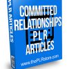 Committed Relationships PLR Articles