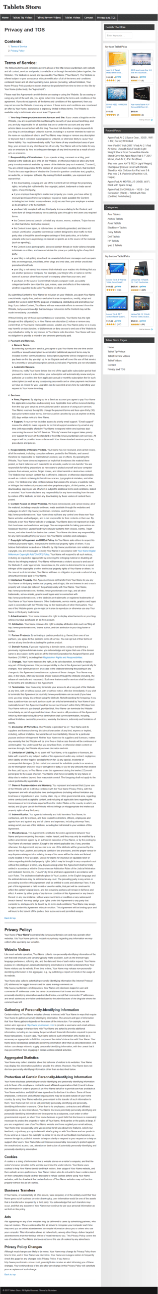 Computer Tablets PLR Website Amazon Store - Image 6