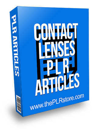 Contact Lenses PLR Articles