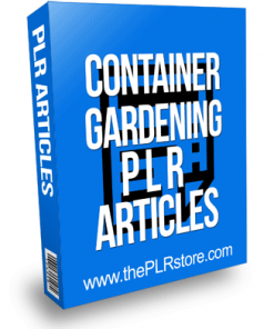 Container Gardening PLR Articles