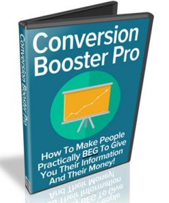 Conversion Booster Pro PLR Video with Private Label Rights