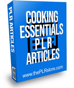 Cooking Essentials PLR Articles