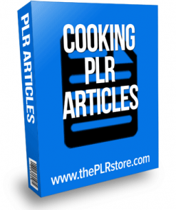 Cooking PLR Articles