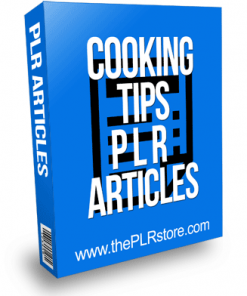 Cooking Tips PLR Articles