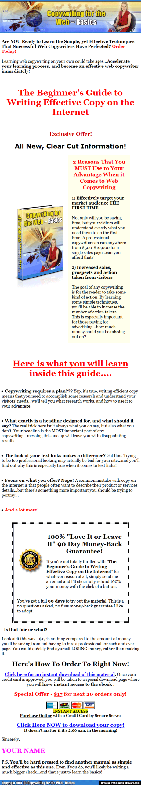 Copywriting For The Web PLR Ebook - Image 2