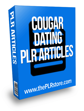 cougar dating plr articles