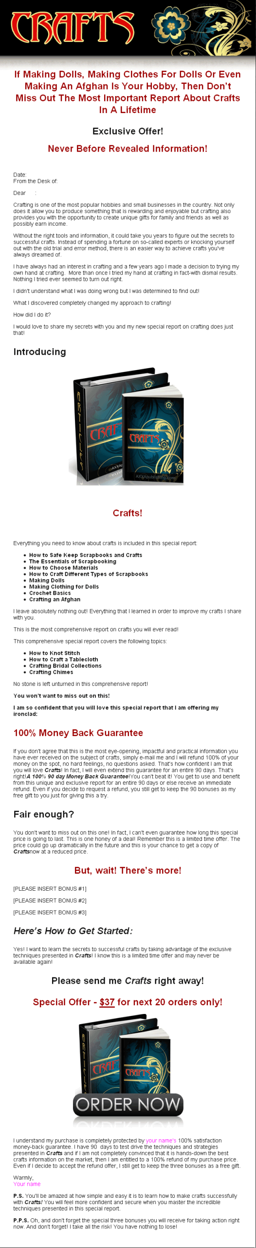 Crafts PLR Ebook - Image 2