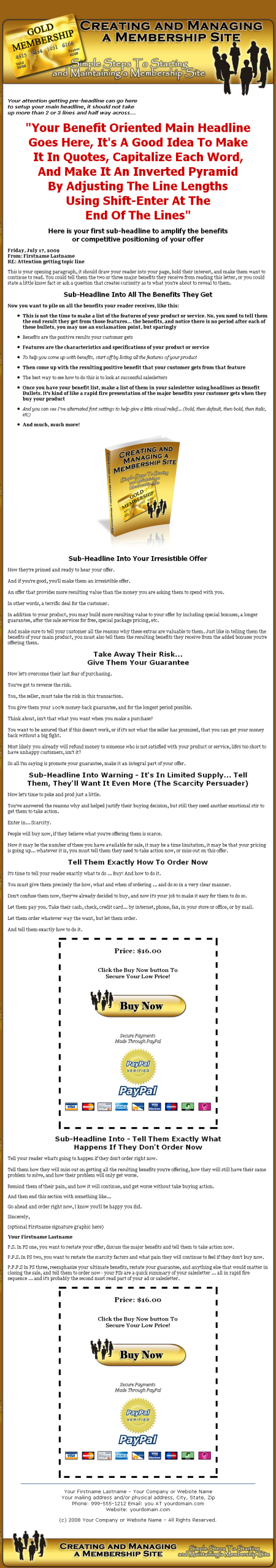 Creating and Managing a Membership Site MRR eBook - Image 2