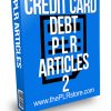Credit Card Debt PLR Articles 2