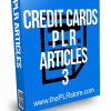 Credit Cards PLR Articles 3