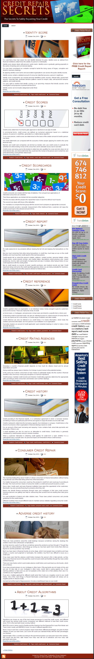 Credit Repair PLR Website with Listbuilding Giveaway - Image 4