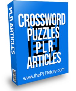 Crossword Puzzles PLR Articles