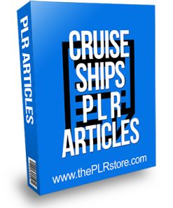 Cruise Ships PLR Articles