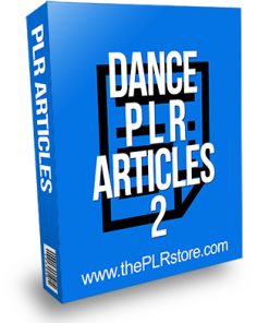 Dance PLR Articles 2
