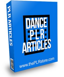 Dance PLR Articles