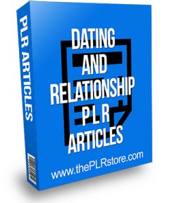 Dating and Relationship PLR Articles