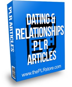 Dating and Relationships PLR Articles
