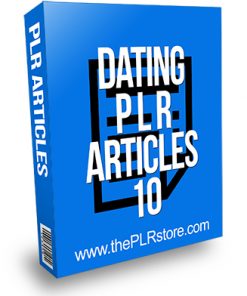 Dating PLR Articles 10