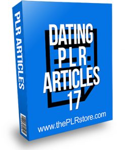 Dating PLR Articles 17