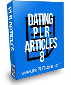 Dating PLR Articles 8