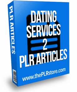 dating services plr articles