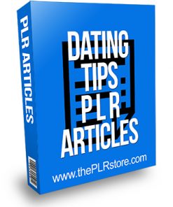 Dating Tips PLR Articles