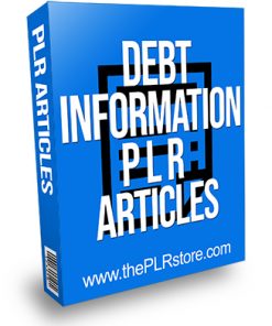 Debt Information PLR Articles