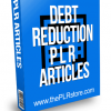 Debt Reduction PLR Articles