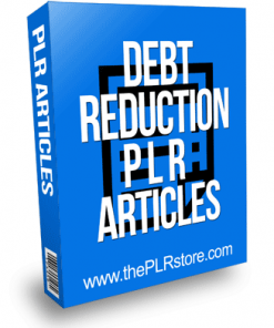 Debt Reduction PLR Articles