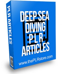 Deep Sea Diving PLR Articles