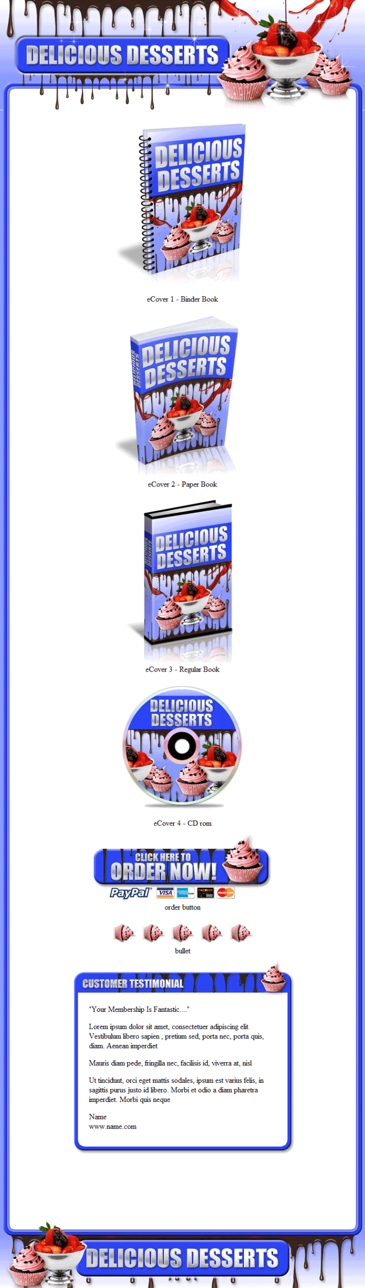 Delicious Desserts PLR Ebook - Image 5