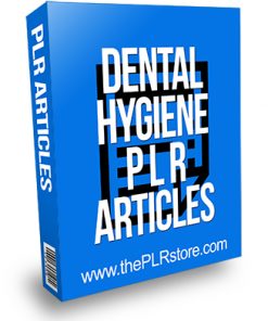 Dental Hygiene PLR Articles