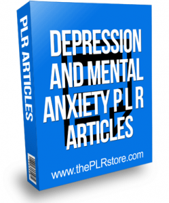 depression and mental anxiety plr articles