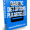 diabetes diet options plr articles