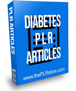 Diabetes PLR Articles