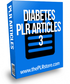 Diabetes PLR Articles 3