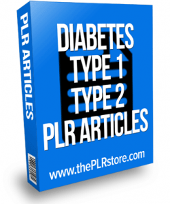 diabetes type 1 and 2 plr articles