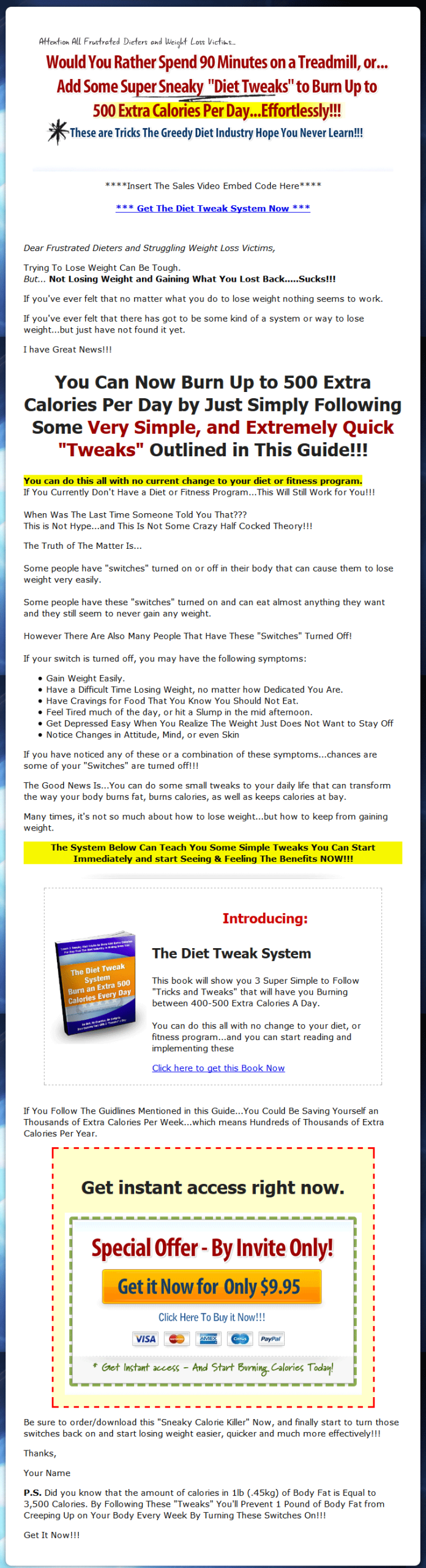 Diet Tweak System PLR Ebook Package with Private Label Rights - Image 2