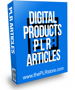 Digital Products PLR Articles