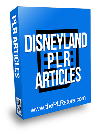 Disneyland PLR Articles