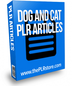 dog and cat plr articles