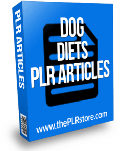 dog diets plr articles