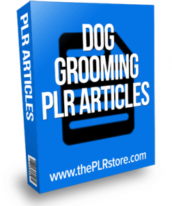 dog grooming plr articles